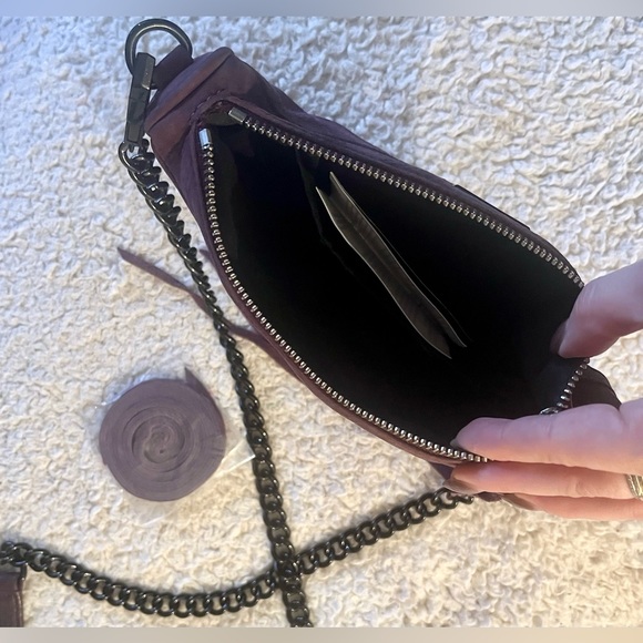 Rebecca Minkoff Crossbody Bag in purple suede leather - Picture 5 of 5
